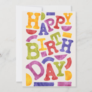 CARTES POUR FÊTES ANNUELLES HAPPY BIRTHDAY