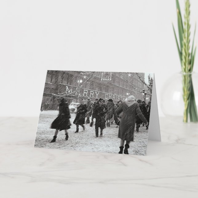 Cartes Pour Fêtes Annuelles Happy Christmas Shopping! (Devant)