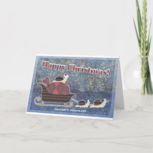 Cartes Pour Fêtes Annuelles Happy Christmas Snails