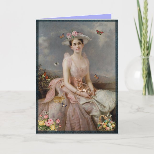 Cartes Pour Fêtes Annuelles Happy Easter (Devant)