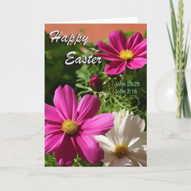 CARTES POUR FÊTES ANNUELLES HAPPY EASTER (Devant)