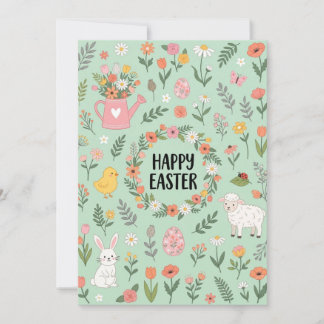 Cartes Pour Fêtes Annuelles Happy Easter Card 