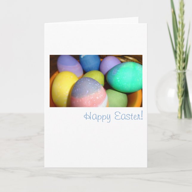 Cartes Pour Fêtes Annuelles Happy Easter Egg ! (Devant)