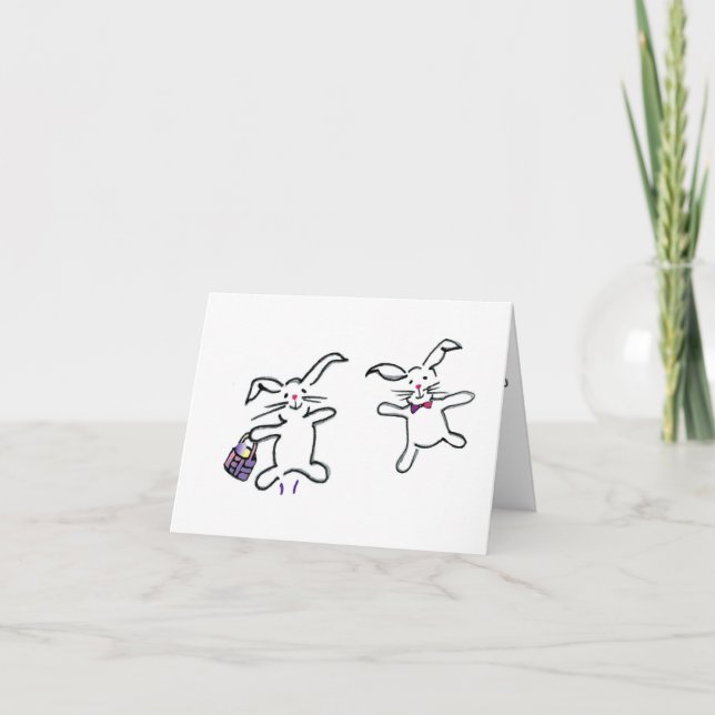 Cartes Pour Fêtes Annuelles Happy Easter, Happy Spring (Devant)