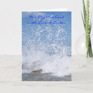 Cartes Pour Fêtes Annuelles Happy Easter Husband Card - Ocean Spray