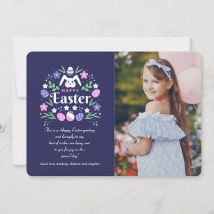 Cartes Pour Fêtes Annuelles Happy Easter Photo Card