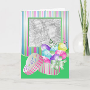 Cartes Pour Fêtes Annuelles Happy Easter Photo Template