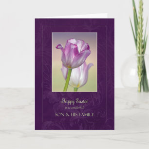 Cartes Pour Fêtes Annuelles Happy Easter Son & Family Card