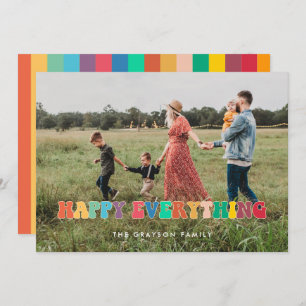 Cartes Pour Fêtes Annuelles Happy Everything Fun Retro 60s Photo