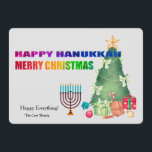 Cartes Pour Fêtes Annuelles Happy Everything Holiday Greeting Card<br><div class="desc">A holiday card that's perfect for everyone. This interactive card is yours to alter or use as presented. All the objects can be made larger or smaller ( -), dragged to any location or removed. You can also pick the background color by clicking on the "background" button on the left...</div>