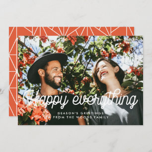 Cartes Pour Fêtes Annuelles Happy Everything Retro Vintage Photo