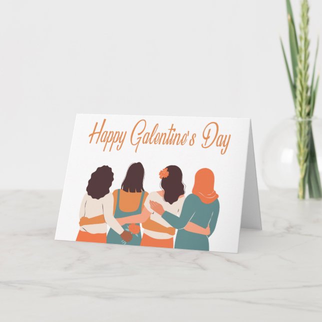 Cartes Pour Fêtes Annuelles happy galentines day (Devant)