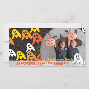 Cartes Pour Fêtes Annuelles Happy Halloween Éffrayants Fantômes Photo pour enf
