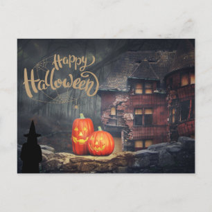 Cartes Pour Fêtes Annuelles Happy Halloween Haunted House