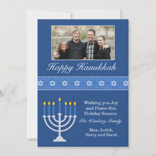 Cartes Pour Fêtes Annuelles Happy Hanukkah Holiday Card