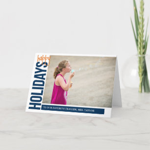 Cartes Pour Fêtes Annuelles Happy Holidays