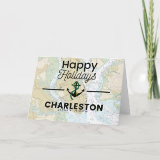 Cartes Pour Fêtes Annuelles Happy Holidays Chart - Charleston