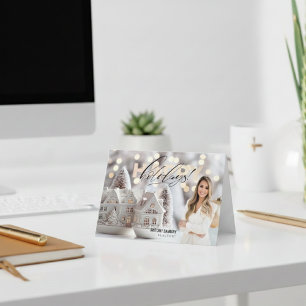 Cartes Pour Fêtes Annuelles Happy Holidays Immobilier Realtor Photo