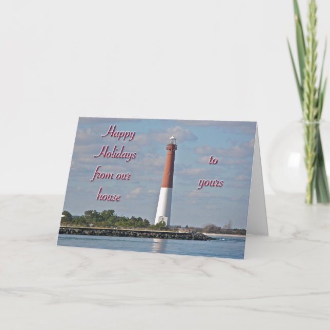 Cartes Pour Fêtes Annuelles Happy Holidays Our House to Yours Old Barney (Devant)