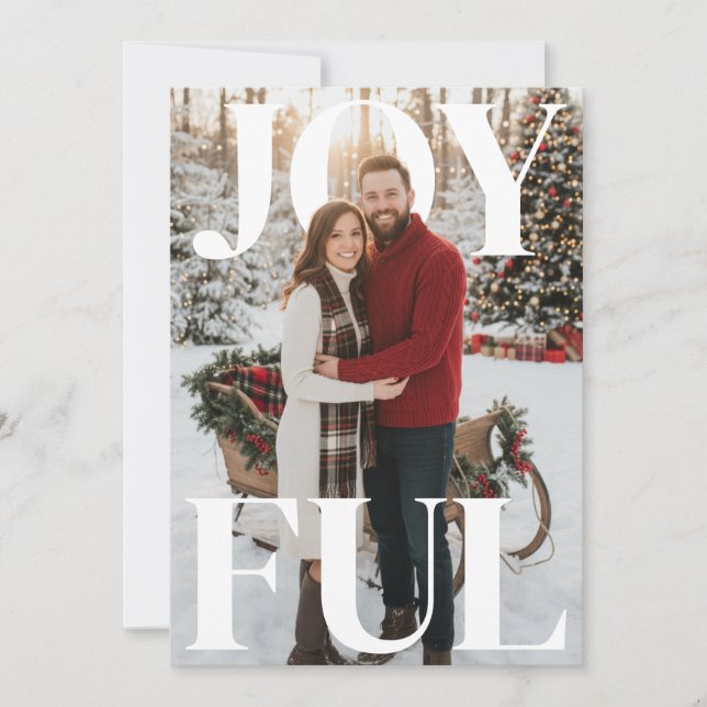 Cartes Pour Fêtes Annuelles Happy Holidays PhotoPop Card (Devant)