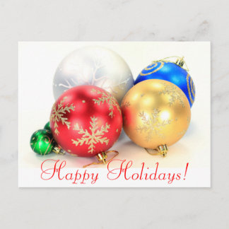 Cartes Pour Fêtes Annuelles Happy Holidays Postcard