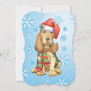 Cartes Pour Fêtes Annuelles Happy Howlidays Bloodhound