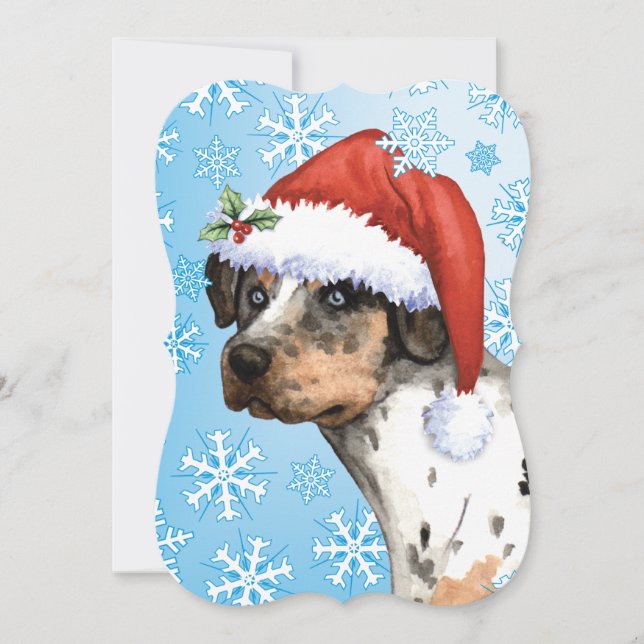 Cartes Pour Fêtes Annuelles Happy Howlidays Catahoula (Devant)
