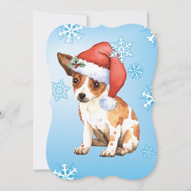 Cartes Pour Fêtes Annuelles Happy Howlidays Chihuahua (Devant)