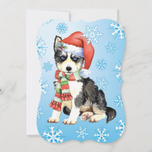Cartes Pour Fêtes Annuelles Happy Howlidays Husky