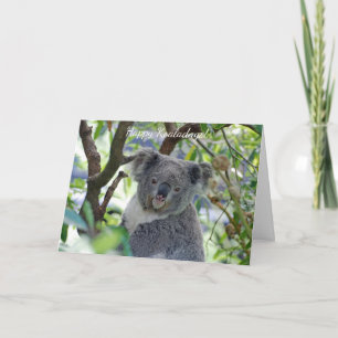 Cartes Pour Fêtes Annuelles Happy Koaladays adorable koala card