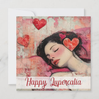 Cartes Pour Fêtes Annuelles Happy Lupercalia Vintage Heart Collage Valentine