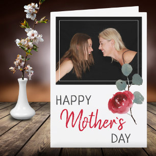 Cartes Pour Fêtes Annuelles Happy Mother`s Day Photo Floral Card