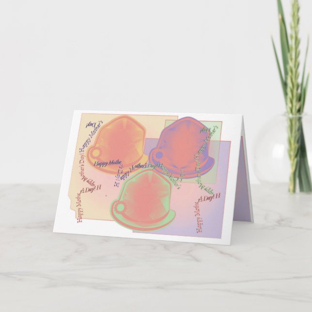 Cartes Pour Fêtes Annuelles Happy Mother's Day Greeting (Devant)