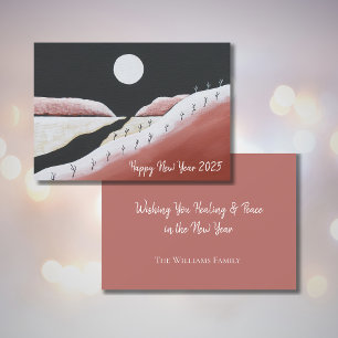 Cartes Pour Fêtes Annuelles Happy New Year 2024 Desert Southwest Typografy