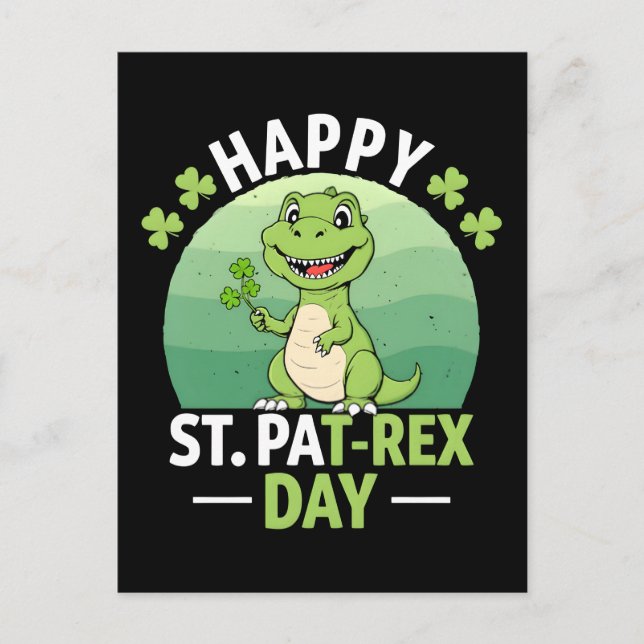 Cartes Pour Fêtes Annuelles Happy st patrex day st patricks day quote vector  (Devant)