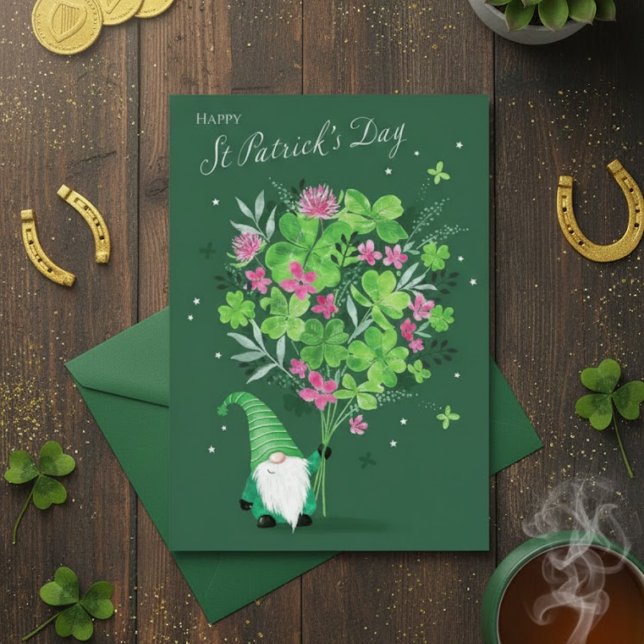 Cartes Pour Fêtes Annuelles Happy St Patrick’s Day Irish Greeting Card (Créateur téléchargé)