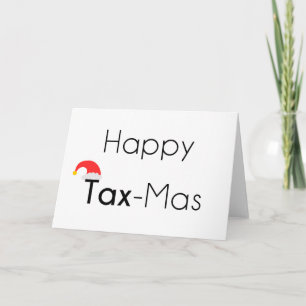 Cartes Pour Fêtes Annuelles Happy TaxMas
