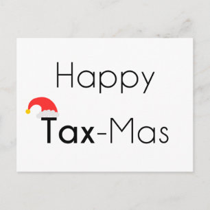 Cartes Pour Fêtes Annuelles Happy TaxMas