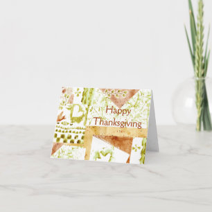 Cartes Pour Fêtes Annuelles Happy Thanksgiving