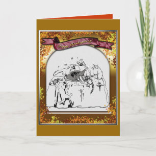 Cartes Pour Fêtes Annuelles happy thanksgiving