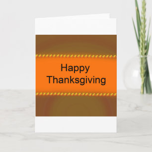 Cartes Pour Fêtes Annuelles Happy Thanksgiving