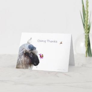 Cartes Pour Fêtes Annuelles Happy Thanksgiving : Giving Thanks.