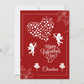 Cartes Pour Fêtes Annuelles Happy Valentine's Day