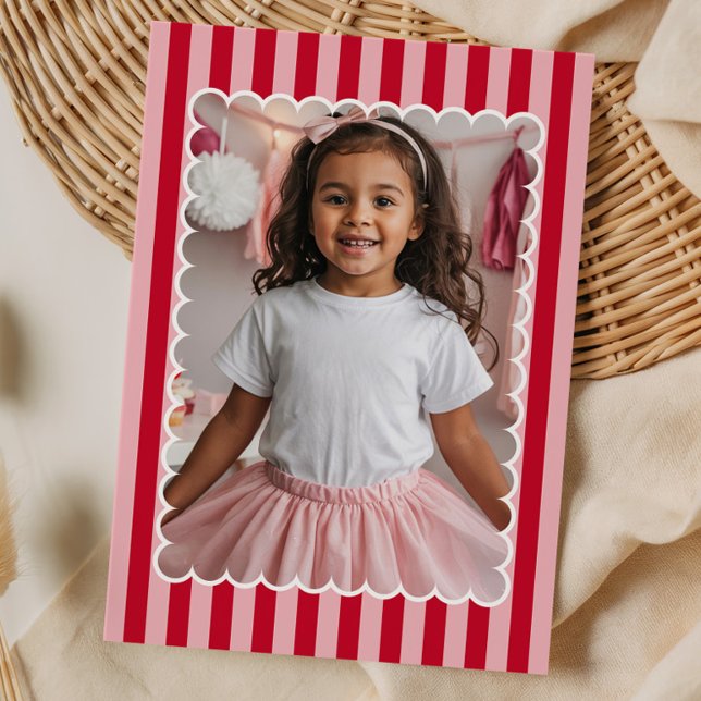 Cartes Pour Fêtes Annuelles Happy Valentine's Day Custom Photograph Modern (Créateur téléchargé)