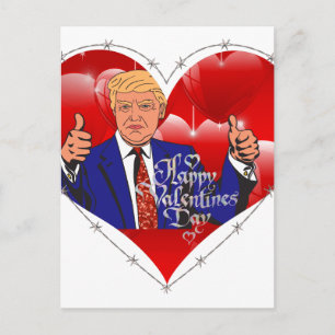 Cartes Pour Fêtes Annuelles happy valentines day donald trump