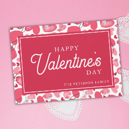 Cartes Pour Fêtes Annuelles Happy Valentine's Day Heart Valentines