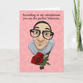 Cartes Pour Fêtes Annuelles Happy Valentines Day Will You Be Mine Nerdy Geek 