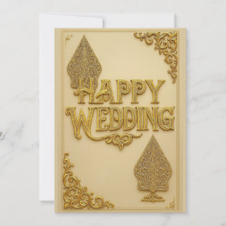 Cartes Pour Fêtes Annuelles Happy Wedding Greeting cards