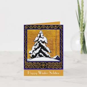 Cartes Pour Fêtes Annuelles Happy Winter Solstice