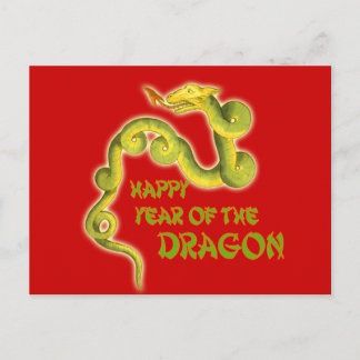Cartes Pour Fêtes Annuelles Happy year of the Dragon Toxits